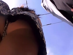 Girls upskirt of the fatty ass in white utter back thong B247 Girls upskirt of the fatty ass in white utter back thong B247