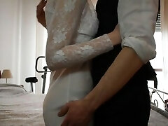 Hot teen gets fucked and creampied after gala (fan request)