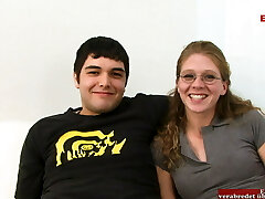 Lean Wifey with glasses fucks a BBC in front of the cuckold Lean Wifey with glasses fucks a BBC in front of the cuckold