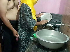 Sister In Law has sex with stepbrother in the kitchen