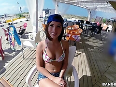 Nice chick Tina Hot takes currency to have outdoors sex with a stranger Nice chick Tina Hot takes currency to have outdoors sex with a stranger