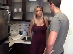 Sexy MOM with big tits sucks big dick and gets facial cumshot