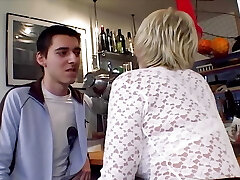 An old German granny gets her tight holes plowed An old German granny gets her tight holes plowed