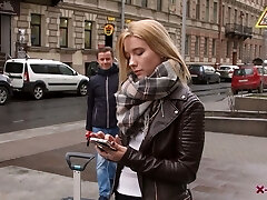 Charming Russian teen Kiara Night gets her labia nailed on the very first date