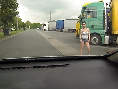 Real Whore Picked up Betwixt Vans and Acquire Paid for Sex