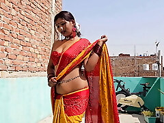 RAJASTHANI Husband Fucking virgin indian desi bhabhi before her marriage so rigid and jizz on her