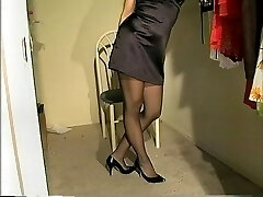 Getting Clad in Pantyhose