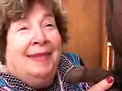 Horny grandma Nana Funk sucking beefstick