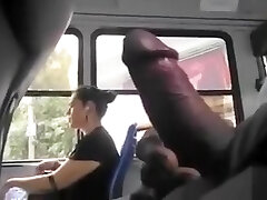 Public onanism on a bus turns him on