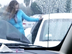 Bald headed neighbor ravages Jillian Janson and makes her slit spread