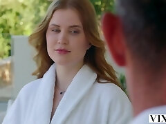 Red haired seductress Angelina enjoys a total body massage and spunky sex Red haired seductress Angelina enjoys a total body massage and spunky sex