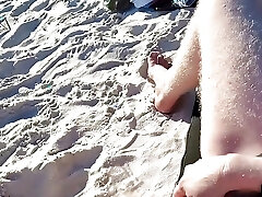 Outdoor sex on a nudist beach in Bahia