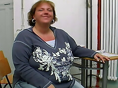 A glorious German BBW enjoys playing with her favorite dildo A glorious German BBW enjoys playing with her favorite dildo