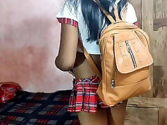 The female who came from outside the village was fucked by the subjugated Hindi voice