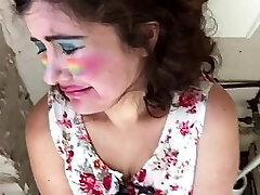 I love drinking his cum and piss after he makes me gag on his meatpipe in the toilet.