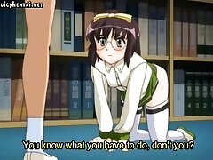 Anime gets her rear entrance licked Anime gets her rear entrance licked