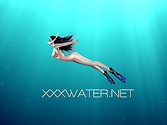 Katya Nakolkina with another gal in the pool Katya Nakolkina with another gal in the pool