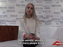 Hot pornstar casting and pop-shot Hot pornstar casting and pop-shot