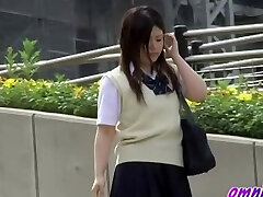 Super-hot Jap schoolgirls losing their pants to sharking