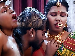 Tamil wife very 1st Suhagraat with her Big Cock husband and Cum Guzzling after Raunchy Fuckfest ( Hindi Audio )