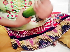 Bangladeshi hot girl lovemaking with cucumber.Bengali housewife.