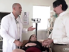 Hot Big-boobed Blonde Cucks Her Husband Because She Wants To Get Pregnant And Her Doctor Offers To Help! - Laney Grey And Will Pounder