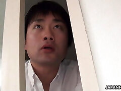 Japanese teacher, Minami Kitagawa got blackmailed to blow di