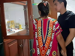 My stepmom gives me a oral in the kitchen My stepmom gives me a oral in the kitchen