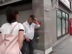 Shy Japanese Daddy fucks with petite girl.