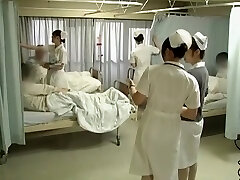 惊人的日本模式在令人难以置信的护士，业余熟的场景