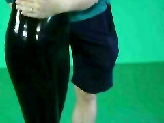 latex fetish gimp girl Masturbation