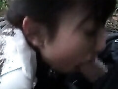 Outdoor nasty orgy with Asian teen submitted to hardcore hump