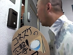 Hairy Asian Japanese Cutie Babe Gang Bang Double Creampie