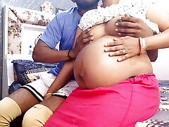 Young Pregnent Pinki Bhabhi gives fleshy Blowjob and Devar Cum in Jaws.