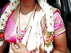 कार सेक्स, एपिसोड -1, भाग -1, तेलुगु डर्टी टॉक्स, भारतीय तेलुगु सेक्सी साड़ी चाची रंकू मोगुडू के साथ ।