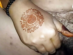 Newly married bride first night