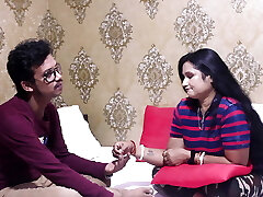 Naughty Bhabhi enjoyed her devar while her hubby was out of the building fuck hardly