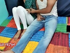 'Indian step-sister fucked first time in Cock-squeezing pussy & anal flurted & mood made by younger brother'