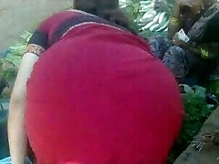 Indian Aunty - Street Voyeur - Immense Butt Candid - Ass Booty