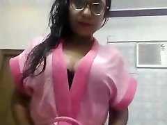 Red-hot indian gal striptease