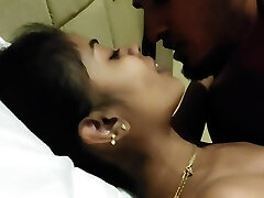 Indian beauty foreplay in couch