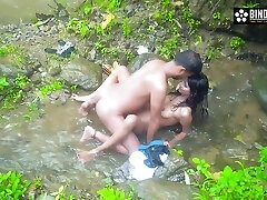 Desi Girl Having Orgy In The Waterfall Outdoor