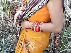 New best indian desi Village outdoor bhabhi dogy fashion