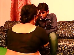 desi aunty huge milk cans romance with young boy