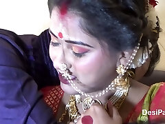 Freshly Married Indian Girl Sudipa Hardcore Honeymoon First night hook-up and creampie - Hindi Audio