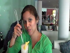 Prostitute and medical Doctor Karem Cecilia in Cocktail Bar Prostitute and medical Doctor Karem Cecilia in Cocktail Bar