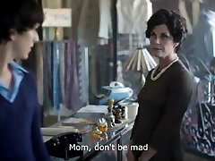 Mom and son enjoy Mom and son enjoy