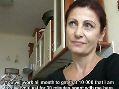 Fantastic and mature Czech lady is also horny for some fast sex Fantastic and mature Czech lady is also horny for some fast sex