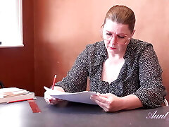 AuntJudys - 50yo Huge-titted Mature BBW Teacher Ms. Rachel
