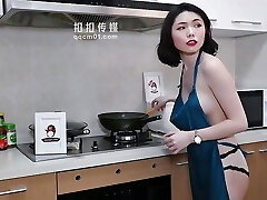 Asian big-boobed mom has sex with stepson